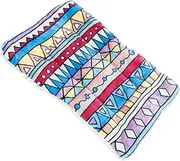 FUTUREORYY 1pc Blanket for Dogs and Cats Thickened Warm Lamb Fleece Throw for Indoor Use for Sofa and Bed Lightweight and Reusable Pet Blanket Geometric Design