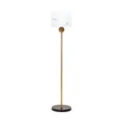 CAFE LIGHTING Saratoga Floor Lamp - Brass