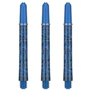 3pc Target Pro Grip Ink Shaft Dart Stem Game Accessory Multipack Medium Blue