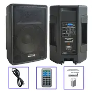 Powered 15" Active PA Speaker KTV Audio Loudspeaker With TWS SD USB Bluetooth