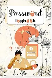 Internet Password Book - Portable Website Organizer Notebook | Website Address Recording Journal, Portable Internet Password Book for Seniors