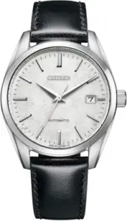 Citizen Collection NB1060-04A Mechanical Silver Foil Lacquered Dial Cordovan Jp