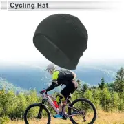 Cycling Hat Keep Warm Dark Gray 29x21cm Polar Fleece Fabric 1 Pcs