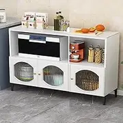 ORPAGU Kitchen Cabinets, Buffet Cabinets, Cabinet Consoles, Kitchen Storage Cabinets With Doors, Freestanding Storage Cabinets, Floor Cabinets For Living Rooms And Bedrooms (Color : White)