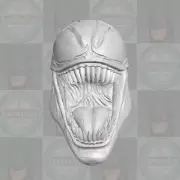 Venom v2 Eddie Brock Symbiote custom head for 1:6 1:10 1:12 1:6 action figures