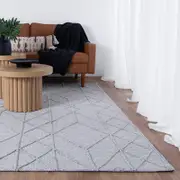 Brand Ventures Himalaya Interweave Tribal Grey Wool Rug