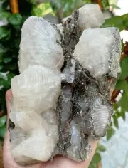 Stunning Calcite with Red Rutile amazing specimen