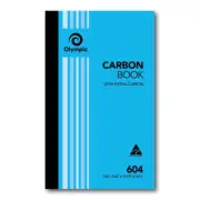 Olympic No 604 Duplicate Carbon Book with Extra Carbon for Record Keeping