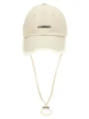 [Jacquemus] Jacquemus-La Casquette Artichaut Cappelli Bianco-Donna 56cm