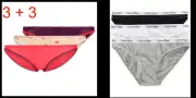 6 Pack CALVIN KLEIN Women Girl Bikini CK Underwear L/Large 30-32 inch Gift