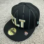Charlotte Hornets New Era 59FIFTY Hat 2022 City Edition Fitted 7 1/4 Black Cap