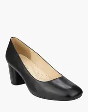 [Loretta] Square Toe Block Heel