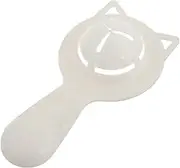 BEBEMOKO Efficient Egg Separation Tool Cat Shape Egg Yolk Filter Strainer for Baking Cooking