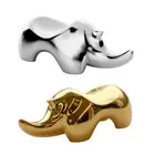 Cute Rhino Chopsticks Rest Dinner Spoon Stand Fork Holder Storage Rack