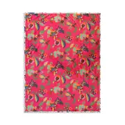 Johnny Was Verney Floral Reversible Travel Blanket