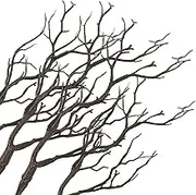 Artificial Tree Branches 4pcs Plastic Manzanita Antler Dried Tree Branches for Halloween, Christmas