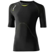 Skins A400 Youth Compression Short Sleeve Top (Black/Yellow) | BRAND NEW