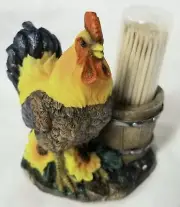 Bright Pickin's - Rooster Chicken Toothpick Holder by DWK - NIB
