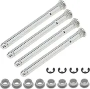 Door Hinge Pin and Bushing Kits fit for 1994-2004 Chevy S10 GMC Blazer GMC S15 Pickup Sonoma Jimmy Oldsmobile Bravada 4 Pins 2 Door