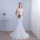 婚紗禮服拖尾公主夢幻白色婚紗新娘內衣簡約韓式魚尾婚紗