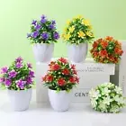 Flowers Tree Pot Plants Desk Decoration In Pots Artificial Flowers Small Plants