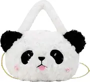 [GOTENTIFY] Panda Crossbody Travel Bag, Cute Plush Cellphone Coins Wallet Pouch, Card Holder for Women