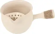 HOLIDYOYO Crude Pottery with Ergonomic Scald Handle and Heat Resistant Teapot for Loose Leaf and Herbal Tea