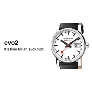 【MONDAINE 瑞士國鐵】evo2時光走廊腕錶(30mm)