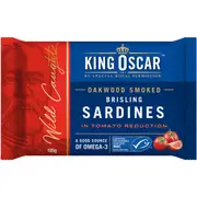 King Oscar Sardines Tomato Sauce Single Layer 105g