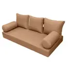 |COVER ONLY| Style3 Queen Knife Edge Daybed Mattress Bolster Pillow Covers AD104