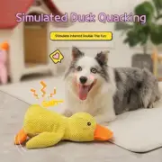 Large Size Squeaky Duck Soft Plush Chew Calming Pet Toy Dog Teeth Bite Resistant