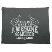 This Is What Awesome Solicitor - Novelty Tea Towel cleaning cloth Dish Kitchen