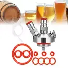 Mini Keg Dispenser with Beer Hose Beer Connector for Craft Beer Wine Making