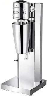 Electric Milk Shaker Maker Milkshake Maker Milk Shaker Frappe Blender 2 Speeds Stainless Steel Milkshake Machine 18000 RPM for Protein Drinks Smoothies Milkshakes Cocktails 800ML