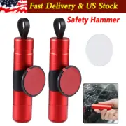 2Pcs Car Safety Hammer Emergency Escape Tool Seat Belt Cutter & Window Breaker~