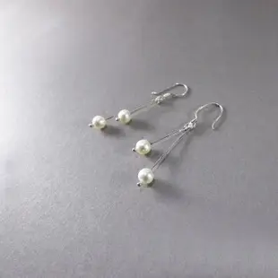 【mittag】cherry pearl earring_櫻桃珍珠耳環(珍珠 上班族 職場 女性 簡約 俐落 升職禮 耳環 飾品 銀飾)
