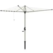 Hills Hoist 6 Line Rotary Clothesline in Surfmist 38m Line Space 3.2m Head