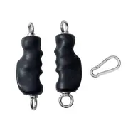 2x Pull up Grips Handles Pulldown Attachment Gym Exercise Equipment Handles