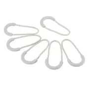 Zipper Pulls Extension Handle Cord, 20 Pack Plastic U-Shape Extender, Grey