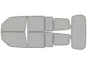 Rtint for Mitsubishi Montero 2001-2006 Precut Window Tint Kit (20% Film VLT) (for: Mitsubishi)