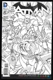 Batman (2016) #48 Dave Johnson Adult Coloring Book Variant Cover