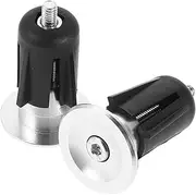 PLAFOPE 1 Pair Mountain Bike Handlebars Bike Handlebar Ends Ergonomic Bicycle Handlebar Covers Bicycle Handlebar Ends Handlebar End Caps Bicycle Shift End Caps Gripper Plug Aluminum Alloy