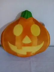 Halloween pumpkin emoji expressions plush pillow