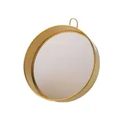 Flour Sieve Anti-rust Portable Lightweight Round Flour Sieve Powder Sifter Mesh Baking Tool for Home Golden