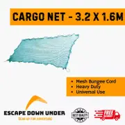 Cargo Net Mesh Bungee Cord Heavy Duty Universal Safety Netting 3.2x1.6M Ute