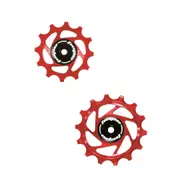 Hope Jockey Wheels Pair - Red Size 14t