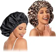 [Edoneery] Satin Bonnet Silk Bonnet Hair Bonnet For Sleeping Satin Bonnet For Hair Bonnets For Women Silk Bonnet For Natural Hair