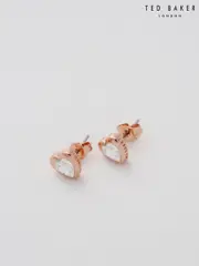 Ted Baker Rose Gold Tone HAN: Crystal Heart Earrings (D09176) | $69