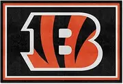 FANMATS NFL Cincinnati Bengals Nylon Face 5X8 Plush Rug