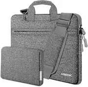 Hseok Slim Laptop Shoulder Bag 13-14 inch HandBag with Small Case Compatible with MacBook Pro 14" M3 M2 M1 2024-2021